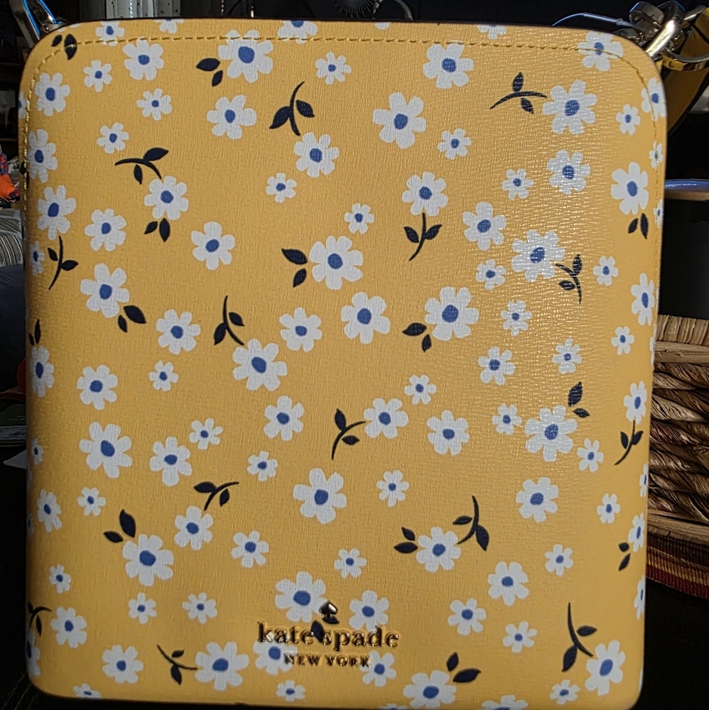 Kate Spade Yellow Floral Tote Bag